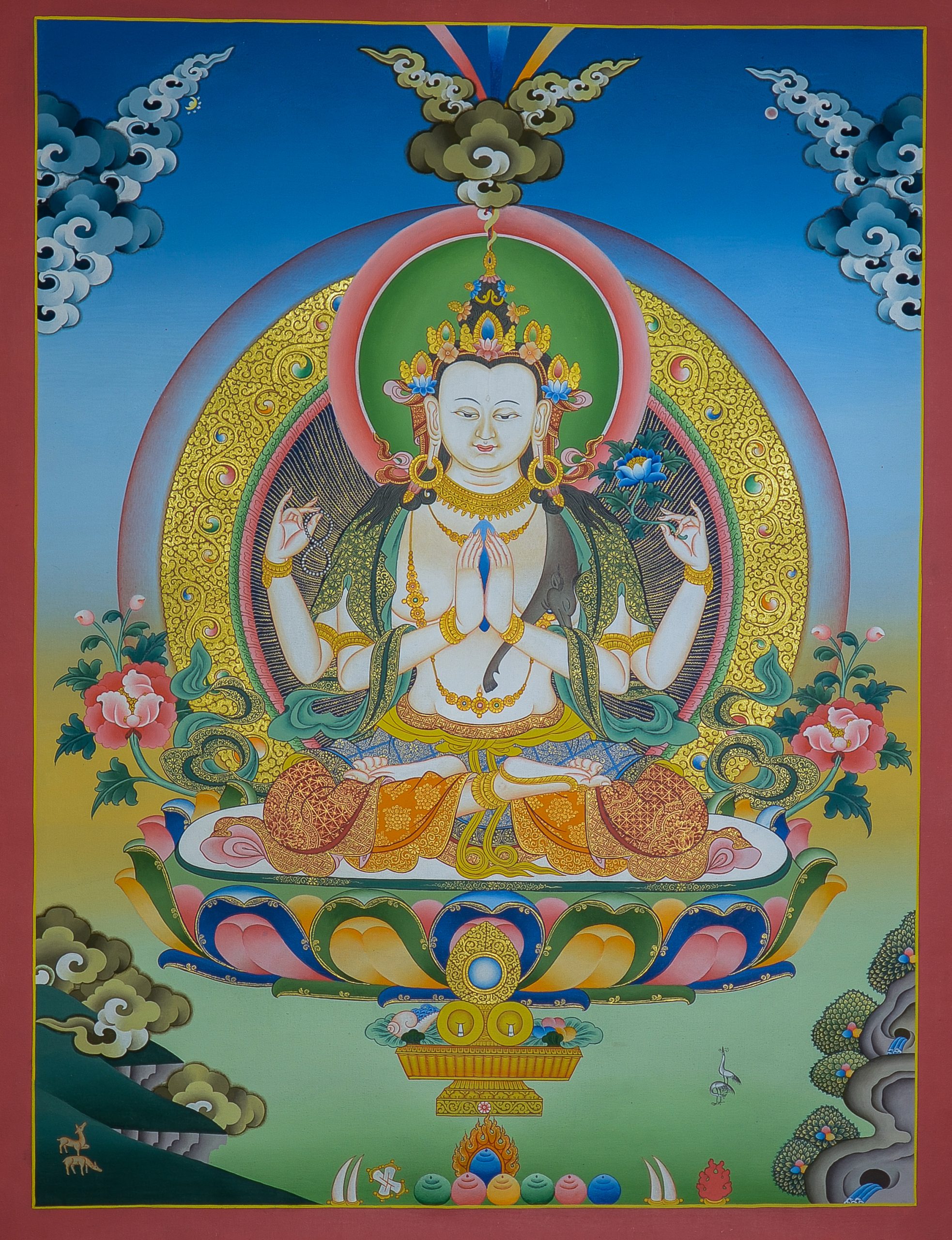 Chenrezig – Tibetan Thangkas